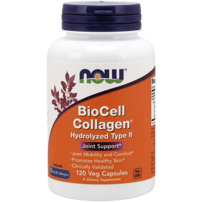 NOW BioCell Collagen / Hydrolyzed Type II / 120 капсули